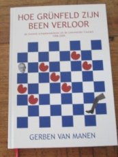 31334 Manen, G. van Hoe Grünfeld zijn been verloor, de mooist schaakanekdotes uit de Leeuwarder Courant